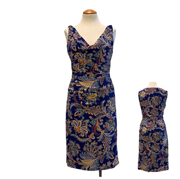 Ralph Lauren Dresses & Skirts - LAUREN RALPH LAUREN BOLD PAISLEY PRINT BODYCON DRESSP